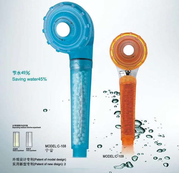 Watersaving handheld shower